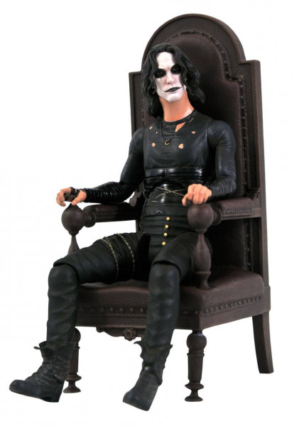 The Crow Deluxe Actionfigur Eric Draven in Chair SDCC 2021 Exclusive 18 cm