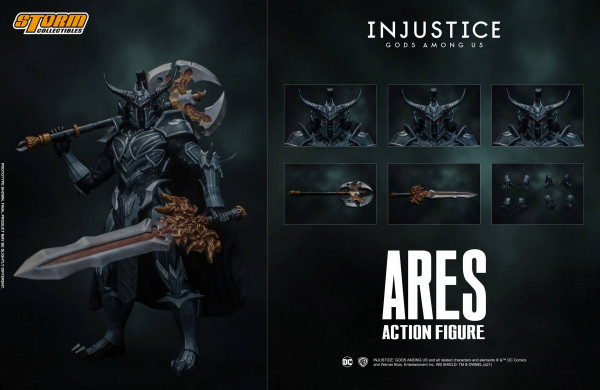 Injustice: Gods Among Us Actionfigur 1/12 Ares 24 cm