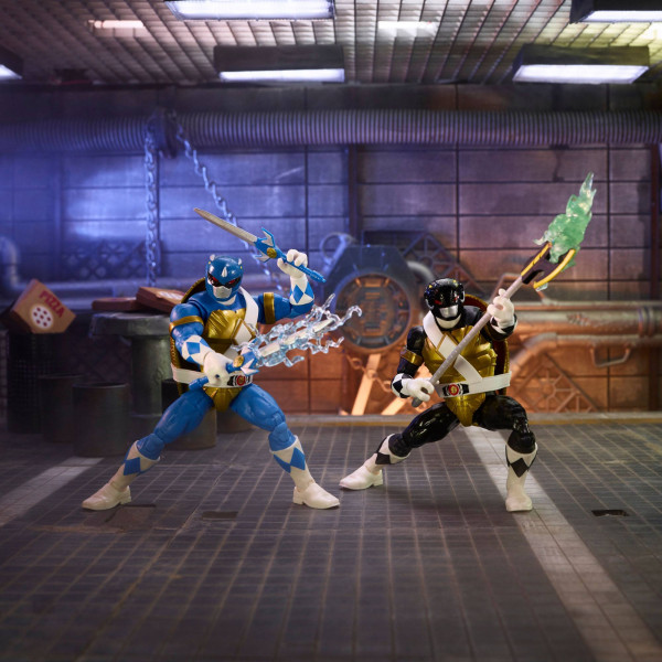 Power Rangers x TMNT Lightning Collection Actionfiguren 2022 Morphed Donatello &amp; Morphed Leonardo