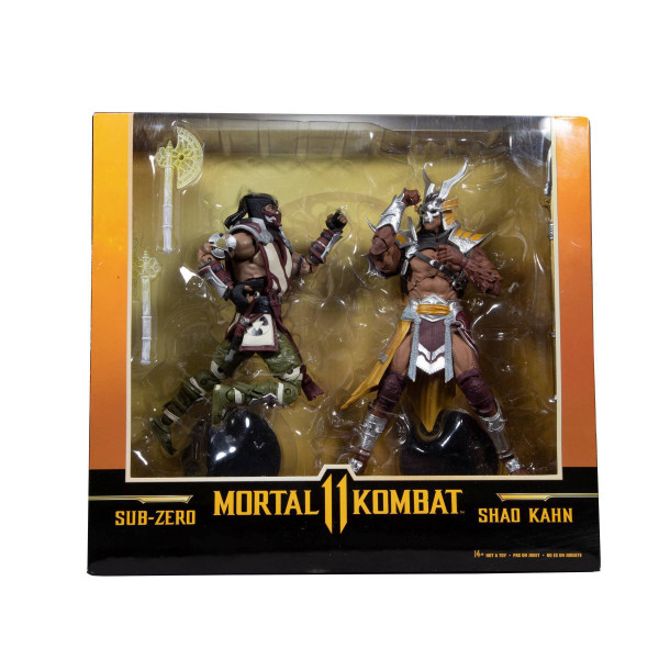 Mortal Kombat Actionfiguren Doppelpack Sub-Zero &amp; Shao Khan 18 cm